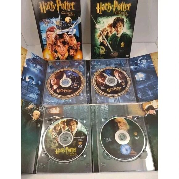 Harry Potter And The Chamber of Secrets DVD & The Sorcerer’s Stone DVD - Picture 2 of 10